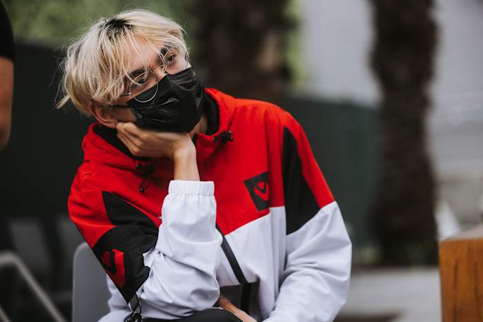 Tyson "TenZ" Ngo of Sentinels seen backstage between matches during Week 3 of 2023 VCT Americas at the Riot Games Arena on April 16, 2023. (Photo by Tina Jo/Riot Games)